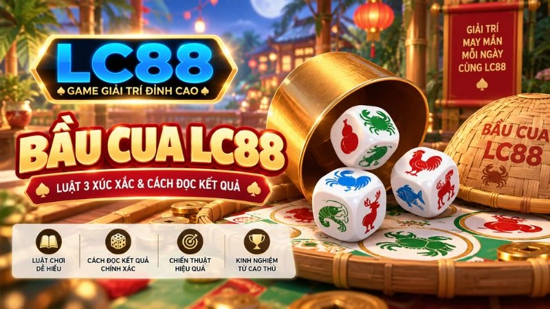 Bầu Cua LC88 – Cách Chơi Và 6 Cửa Biểu Tượng
